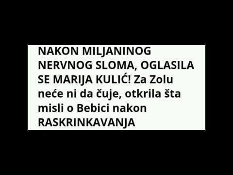 MILJANA KULIC DOZIVELA NERVNI. OTERALA SVE U.