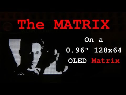 Play Video on a Tiny OLED Display/Matrix - ESP32 Project 7