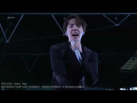 방탄소년단 (BTS) - Outro : Tear @ BTS WORLD TOUR 'LOVEYOURSELF : SPEAK YOURSELF' in WEMBLEY STADIUM