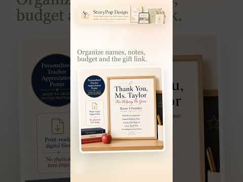Teacher gift organizer YouTube Short thumbnail