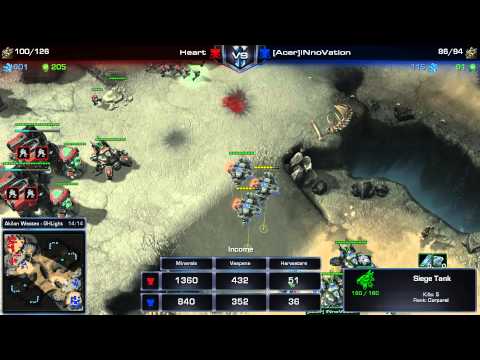 SC2 - Daily Masters - TvT - INnoVation vs Heart