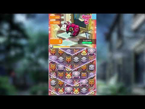 Pokemon Shuffle - Main Stage 444 - Scolipede - 20190602