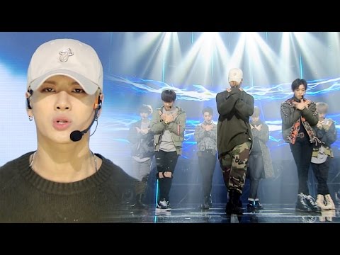 “强大”GOT7（上帝Se7en） -  Fly @ Popular Inkigayo 20160410
