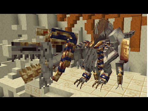Defeating Ancient Remnant in Cursed Pyramid - Minecraft