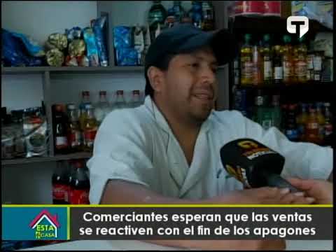Comerciantes esperan que las ventas se reactiven con el fin de los apagones