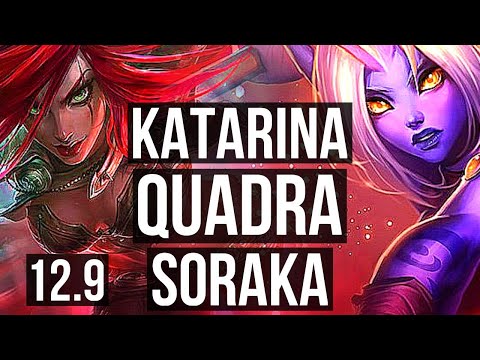 KATARINA vs SORAKA (MID) | Quadra, 29/2/7, 2.7M mastery, Legendary, 700+ games | NA Diamond | 12.9