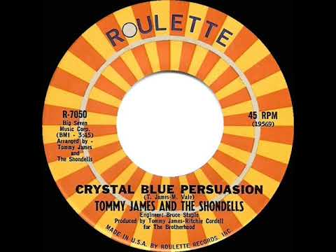 1969 HITS ARCHIVE: Crystal Blue Persuasion - Tommy James & The Shondells (a #1 record--mono 45)