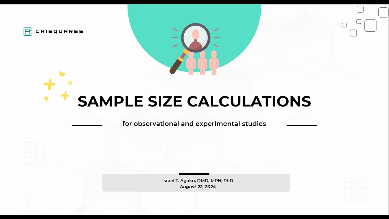Classroom: Sample Size Calculations for Observational and Experimental Studies