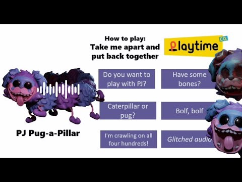 Poppy Playtime Soundboard All Voice Line of All Characters PART 1 | Playtime co Voice Line Cardboard