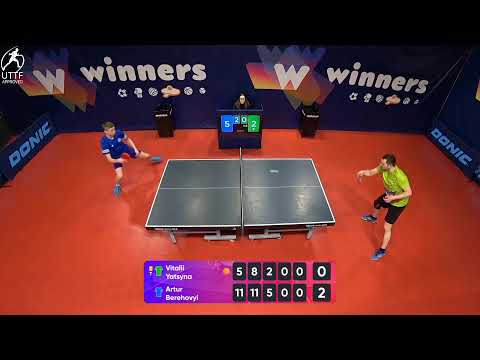 WINners League 08.02.2022 Yatsyna V. - Berehovyi A. 15:30