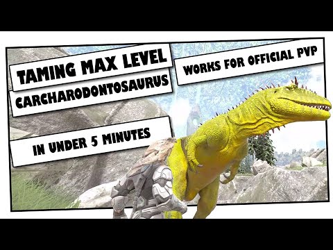 Perfect tame 150 Carcharodontosaurus in under 5 minutes