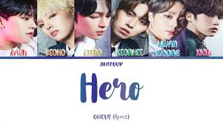 ONEUS (원어스) - HERO (Color Coded Lyrics Eng/Rom/Han)