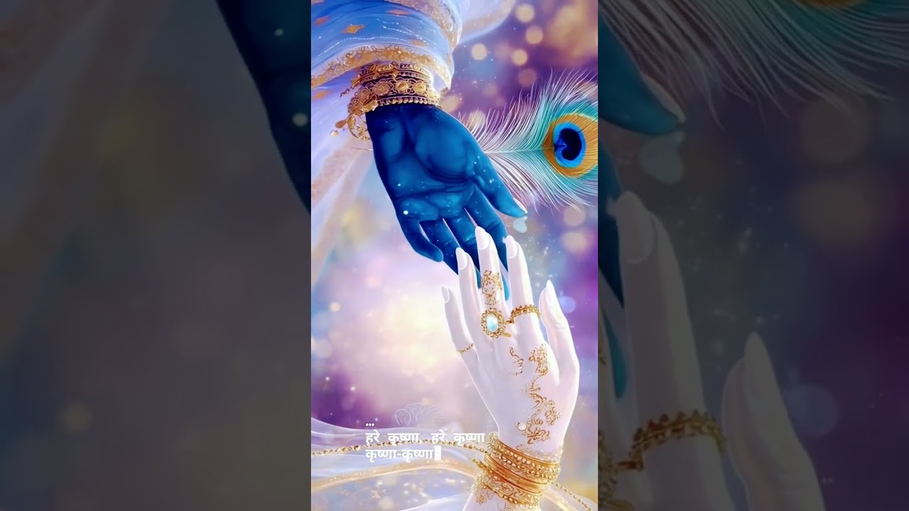 💙 श्री कृष्ण का दिव्य स्पर्श ✨ | Radha Krishna Status ❤️ | Krishna Bhakti | #shorts #krishna #ai