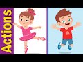 Action Verbs Vocabulary Chant For Children English Vocabulary Fun Kids English