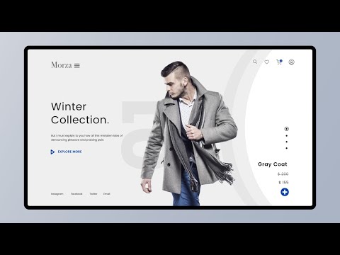 UI Design Tutorial | E commerce Web UI Design in Adobe XD | WebDesignGeek
