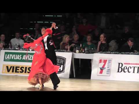 Tomas Fainsil and Patricia Belousova -  Grand Prix Latvia 2013 WDSF Open Youth SLOW FOXTROT