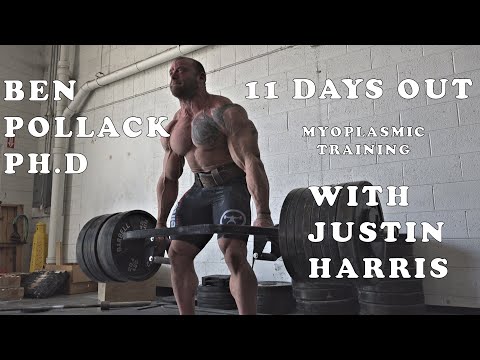 Bodybuilders Ben Pollack And Justin Harris Back Video Using Myoplasmic Routine. 850lbs Deadlift