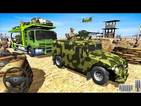 US Army Truck Driving Cargo Games - Off-road Army Truck Driving Simulator 3D - Android Gameplay