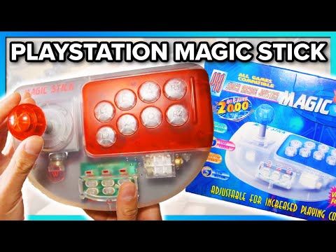 Magic Stick Joystick for the Playstation 1 and 2 | Interesting features on a weird controller!