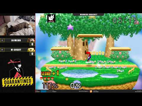 QR2 West - JaimeHR (Mario) Vs. M-Angry (Pikachu) Super Smash Bros - SSB64