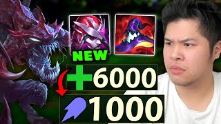 I play Cho&#39;gath but built New Demonic Embrace and have over 6,000 Health (Infinite Ability Power)