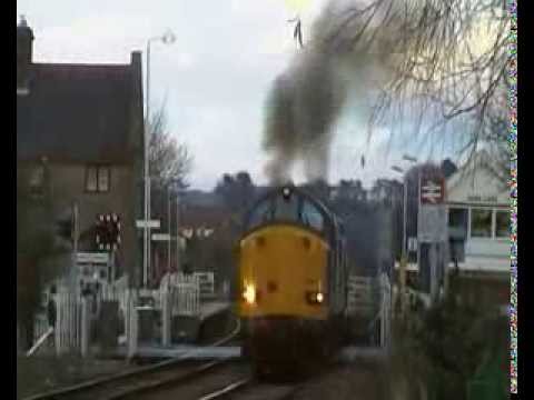 27thNov 3Q01 & 6C51/2 37682, 37606/5 Test Train & Heysham Flasks Lancaster, Bare Lane &Hest Bank