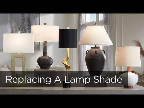 How to Measure a Lamp Shade - Replacing a Lamp Shade - Lamps Plus