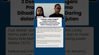 2 Dokter yang Tangani Prada Lucky Namo Jadi Saksi Sidang, Beri Kesaksian secara Online