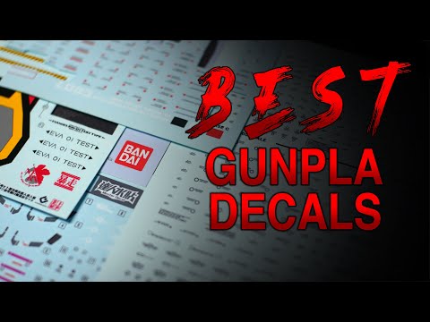 BEST GUNPLA WATER SLIDE DECALS