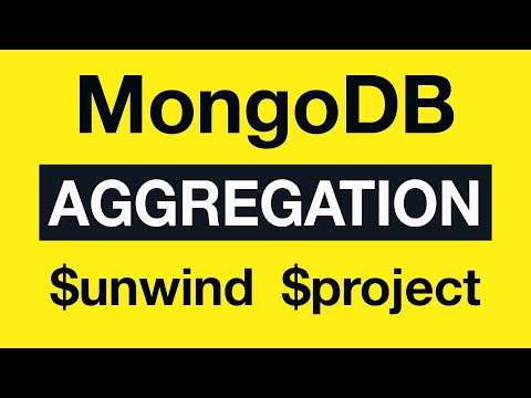 30 Aggregation Example 15 unwind and project MongoDB Aggregation Tutorial
