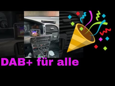 Transmitter Bluetooth, DAB +, mit altem Radio ohne Ausbau des alten Radios.
