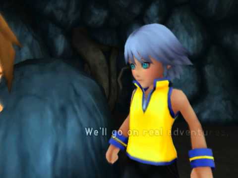 Kingdom Hearts, English cutscene: 165 - Leaving the Island - HD 720p