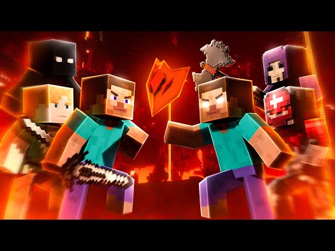 NETHER WAR EP4 - FIREBALL - Alex and Steve life (Minecraft animation)
