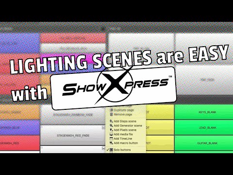 How to Build Lighting Scenes in ShowXpress | Live Tab Setup for Church Volunteers