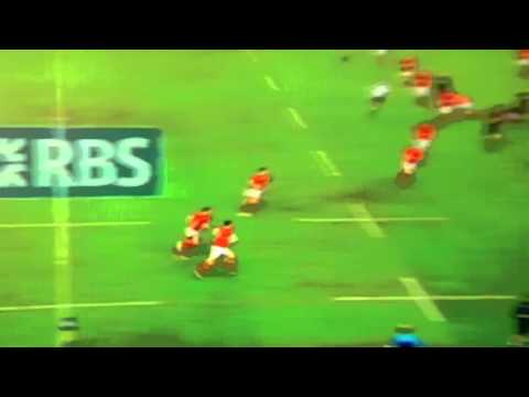 Alex Cuthbert v Tim Visser