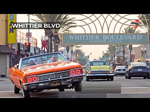 Whittier Boulevard Holiday Cruise 2025 | East LA Lowriders Take Over the Streets