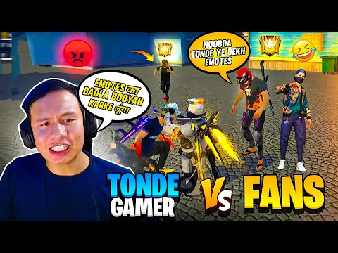 My Biggest Fan Showing Me Lol Emotes 😭 अब Badla होगा 😈 Tonde Gamer - Garena Free Fire