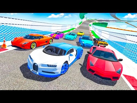 GT Impossible Sport Car Racing 2024 Meaga Ramp Car Stunt Master Simulator Android Gameplay