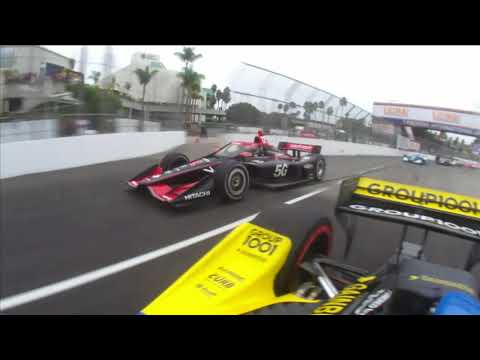 インディーカー第16戦 ロングビーチ 決勝レース スタート直後のオンボード動画