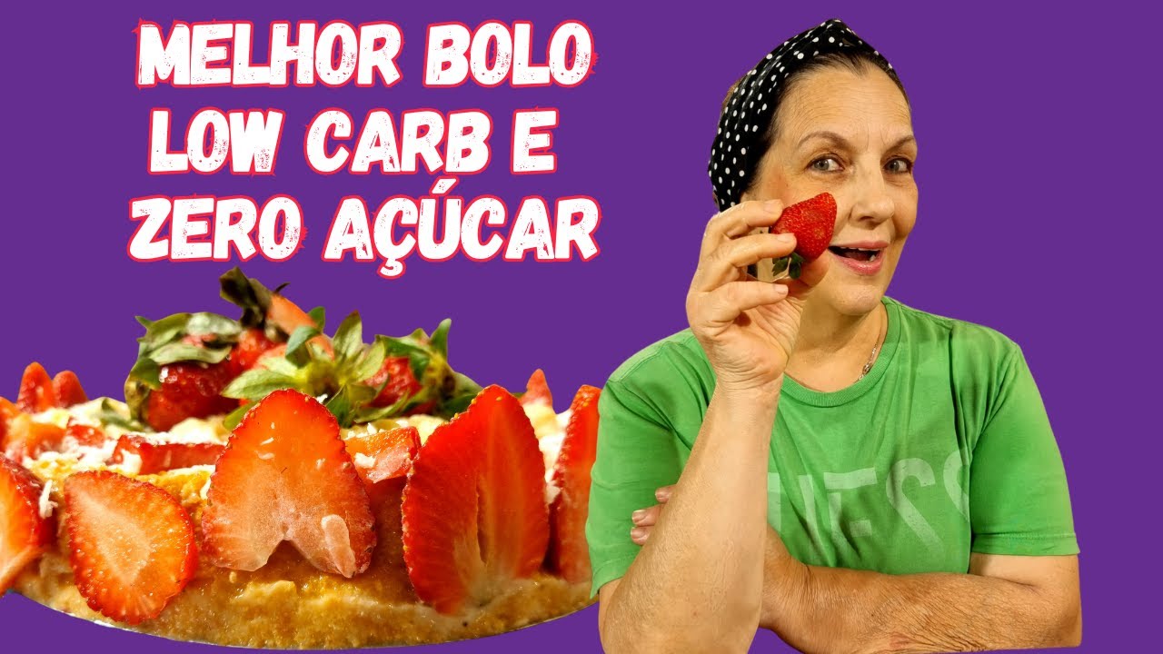 ESSE BOLO PÃO-DE-LÓ LOW CARB E ZERO AÇÚCAR É O MELHOR DO MUNDO