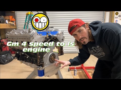 GM Muncie 4 speed / sm465 to ls engine‼ Going in a squarebody dually 💪🏼