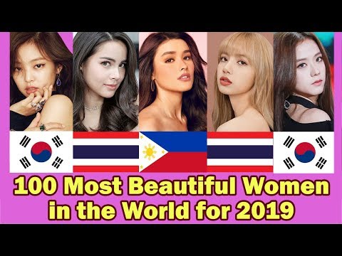 Top 100 Most BEAUTIFUL WOMEN in the World for the Year 2019