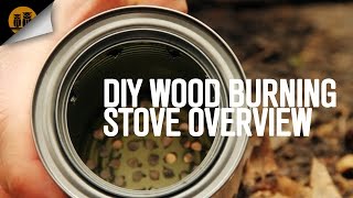 DIY Wood Burning Backpacking Stove Overview