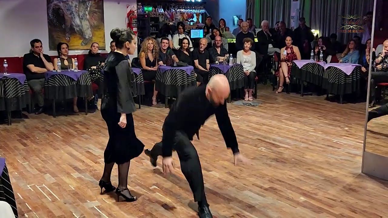 El momento más esperado de la noche: Sol Cerquides Leo Di Cocco, Bravita milonga