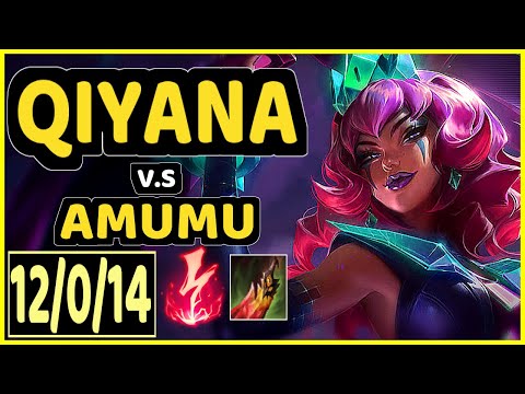 JANKOS (QIYANA) vs AMUMU - 12/0/14 KDA JUNGLE CHALLENGER GAMEPLAY - EUW