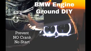 Prevent A NO CRANK NO START! Check and replace your engine GROUND strap! BMW 335i E90 E92 E93