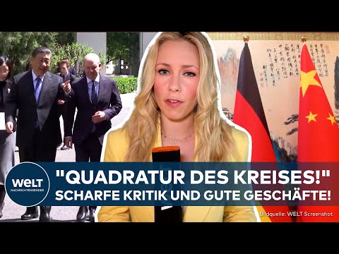 SCHOLZ IN CHINA: "Keine einfache Reise für Bundeskanzler!" Wirtschaft, Ukraine und Nahost-Konflikt!
