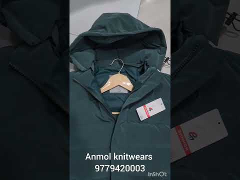 Green polyester men's designer jackets