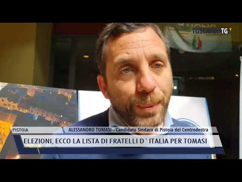 2022-04-26 PISTOIA - ELEZIONI, ECCO LA LISTA DI FRATELLI D'ITALIA PER TOMASI