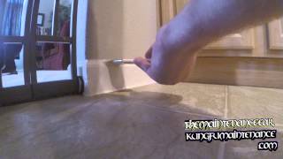 How To Hide Buckled Swollen Swelled Area On Floorboard Baseboard Kung Fu Maintenance Video